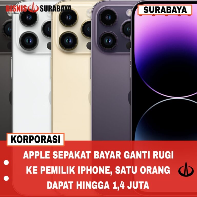 Apple Sepakat Bayar Ganti Rugi Ke Pemilik Iphone, Satu Orang Dapat Hingga 1,4 Juta