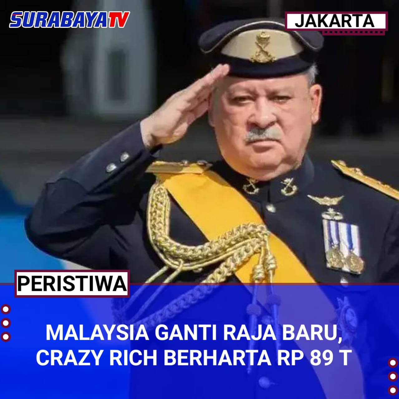 Malaysia Ganti Raja Baru, Crazy Rich Berharta Rp 89 T