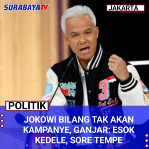 Jokowi Bilang Tak Akan Kampanye, Ganjar: Esok Kedele, Sore Tempe