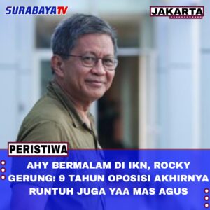 AHY Bermalam di IKN, Rocky Gerung: 9 Tahun Oposisi Akhirnya Runtuh Juga Yaa Mas Agus