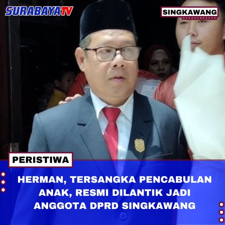 HERMAN, TERSANGKA PENCABULAN ANAK, RESMI DILANTIK JADI ANGGOTA DPRD SINGKAWANG