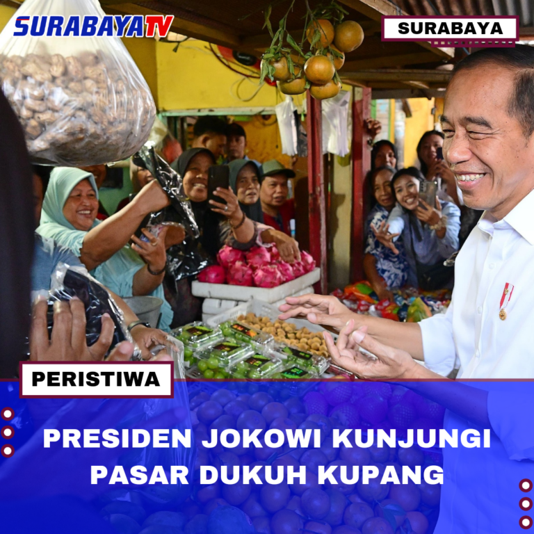 PRESIDEN JOKOWI KUNJUNGI PASAR DUKUH KUPANG