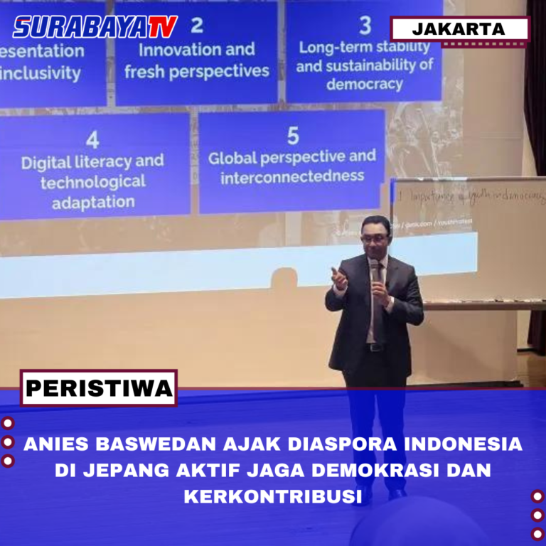 ANIES BASWEDAN AJAK DIASPORA INDONESIA DI JEPANG AKTIF JAGA DEMOKRASI DAN KERKONTRIBUSI