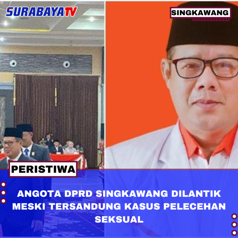 ANGOTA DPRD SINGKAWANG DILANTIK MESKI TERSANDUNG KASUS PELECEHAN SEKSUAL