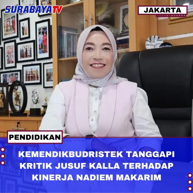 KEMENDIKBUDRISTEK TANGGAPI KRITIK JUSUF KALLA TERHADAP KINERJA NADIEM MAKARIM