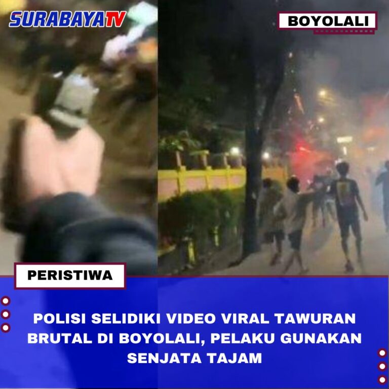 POLISI SELIDIKI VIDEO VIRAL TAWURAN BRUTAL DI BOYOLALI, PELAKU GUNAKAN SENJATA TAJAM