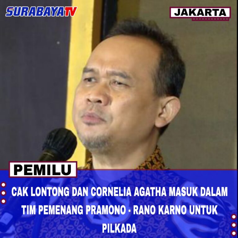 CAK LONTONG DAN CORNELIA AGATHA MASUK DALAM TIM PEMENANG PRAMONO – RANO KARNO UNTUK PILKADA