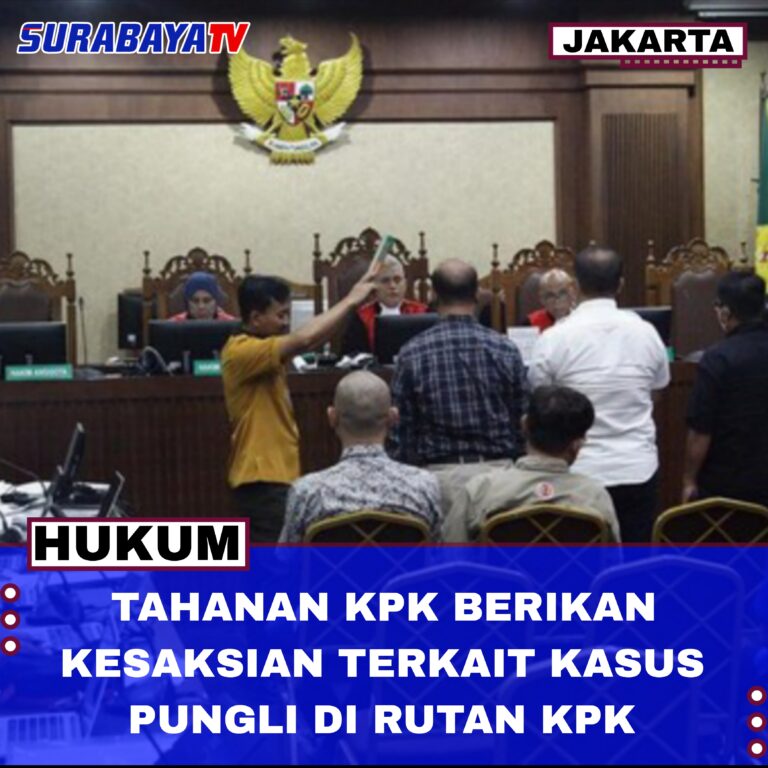 TAHANAN KPK BERIKAN KESAKSIAN TERKAIT KASUS PUNGLI DI RUTAN KPK