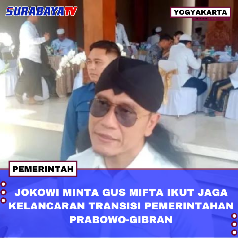 JOKOWI MINTA GUS MIFTA IKUT JAGA KELANCARAN TRANSISI PEMERINTAHAN PRABOWO-GIBRAN