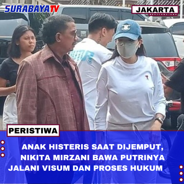 ANAK HISTERIS SAAT DIJEMPUT, NIKITA MIRZANI BAWA PUTRINYA JALANI VISUM DAN PROSES HUKUM