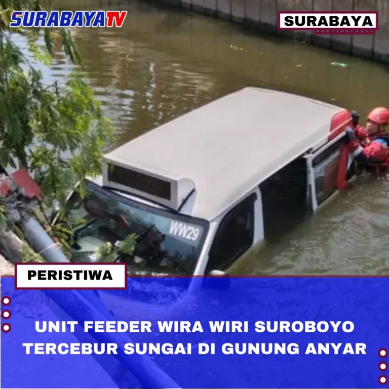 UNIT FEEDER WIRA WIRI SUROBOYO TERCEBUR SUNGAI DI GUNUNG ANYAR