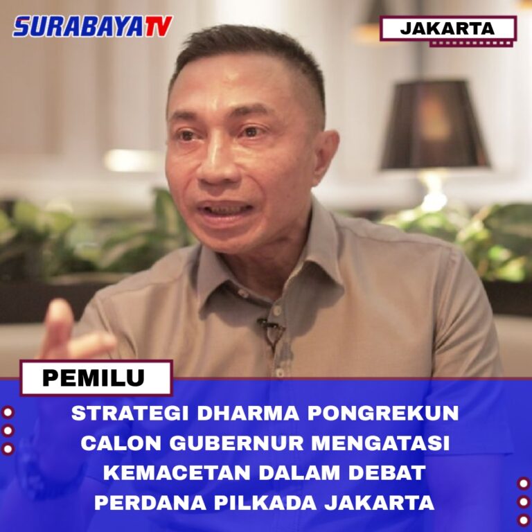 STRATEGI DHARMA PONGREKUN CALON GUBERNUR MENGATASI KEMACETAN DALAM DEBAT PERDANA PILKADA JAKARTA