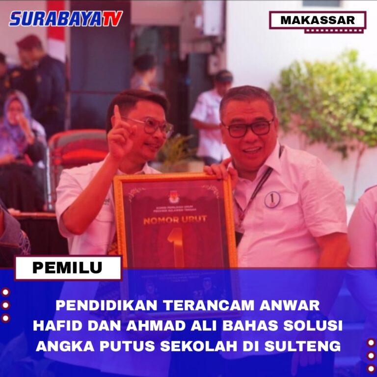 PENDIDIKAN TERANCAM ANWAR HAFID DAN AHMAD ALI BAHAS SOLUSI ANGKA PUTUS SEKOLAH DI SULTENG