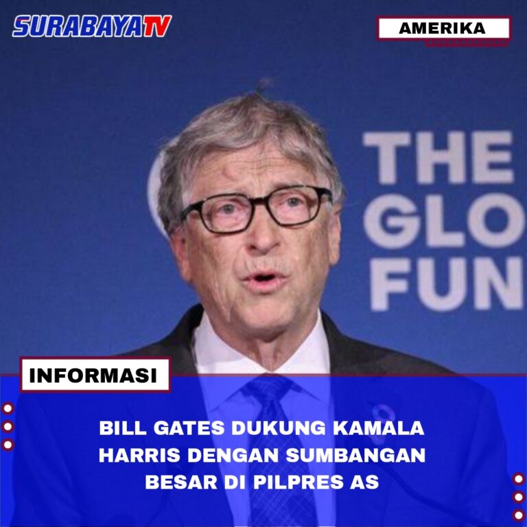 BILL GATES DUKUNG KAMALA HARRIS DENGAN SUMBANGAN BESAR DI PILPRES AS