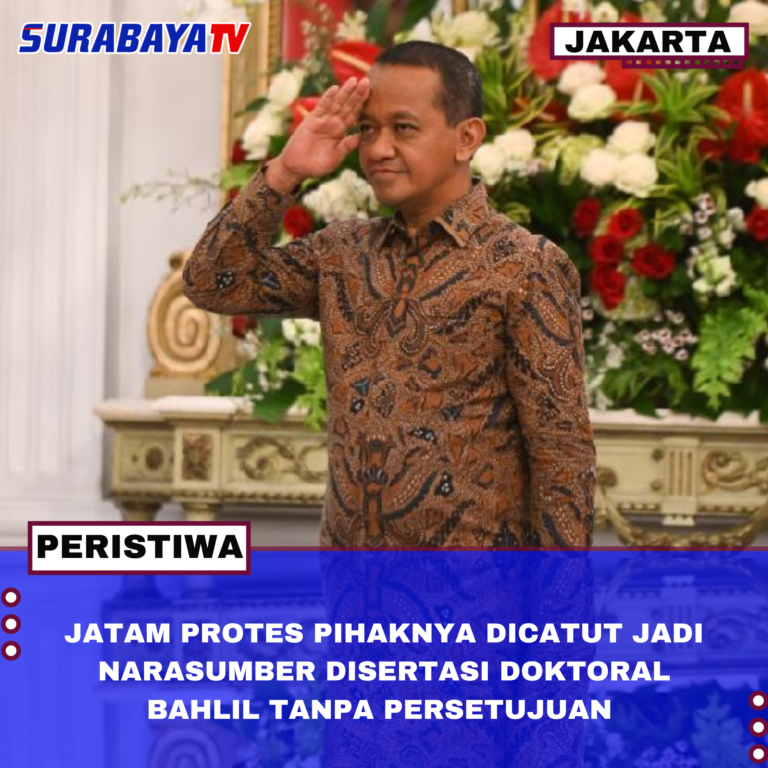 Jatam Protes Pihaknya Dicatut Jadi Narasumber Disertasi Doktoral Bahlil Tanpa Persetujuan