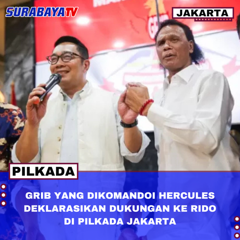 GRIB Yang Dikomandoi Hercules Deklarasikan Dukungan ke RIDO di Pilkada Jakarta