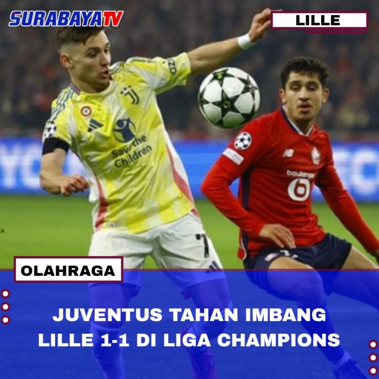 JUVENTUS TAHAN IMBANG LILLE 1-1 DI LIGA CHAMPIONS