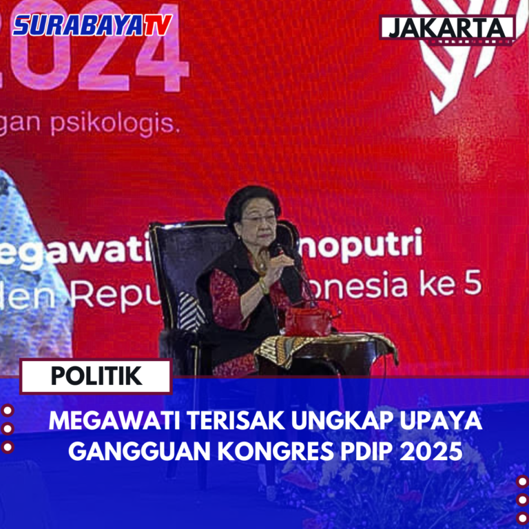 MEGAWATI TERISAK UNGKAP UPAYA GANGGUAN KONGRES PDIP 2025