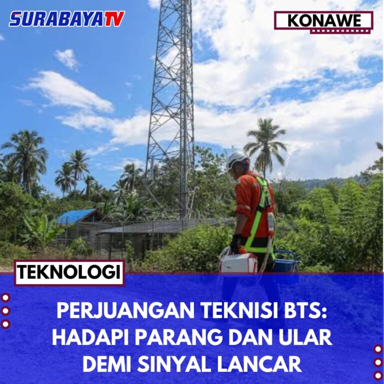 PERJUANGAN TEKNISI BTS: HADAPI PARANG ULAR DEMI SINYAL LANCAR