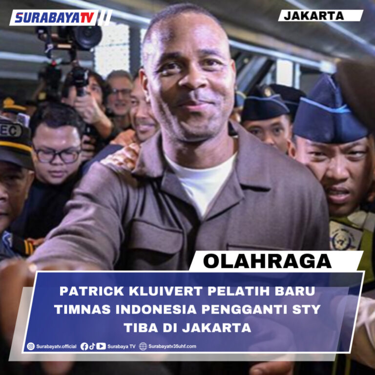 PATRICK KLUIVERT PELATIH BARU TIMNAS INDONESIA PENGGANTI STY TIBA DI JAKARTA