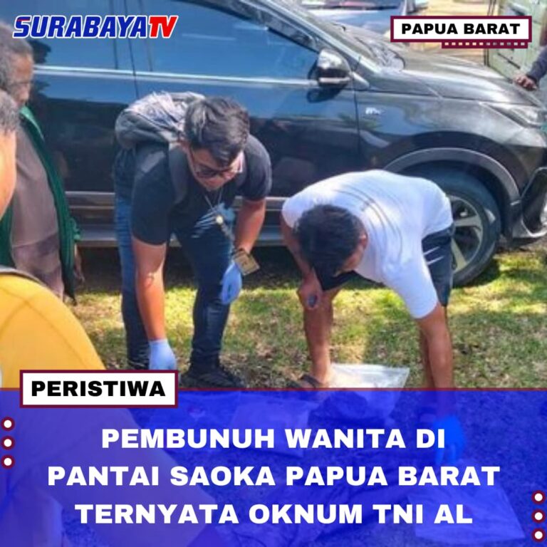 PEMBUNUH WANITA DI PANTAI SAOKA PAPUA BARAT TERNYATA OKNUM TNI AL