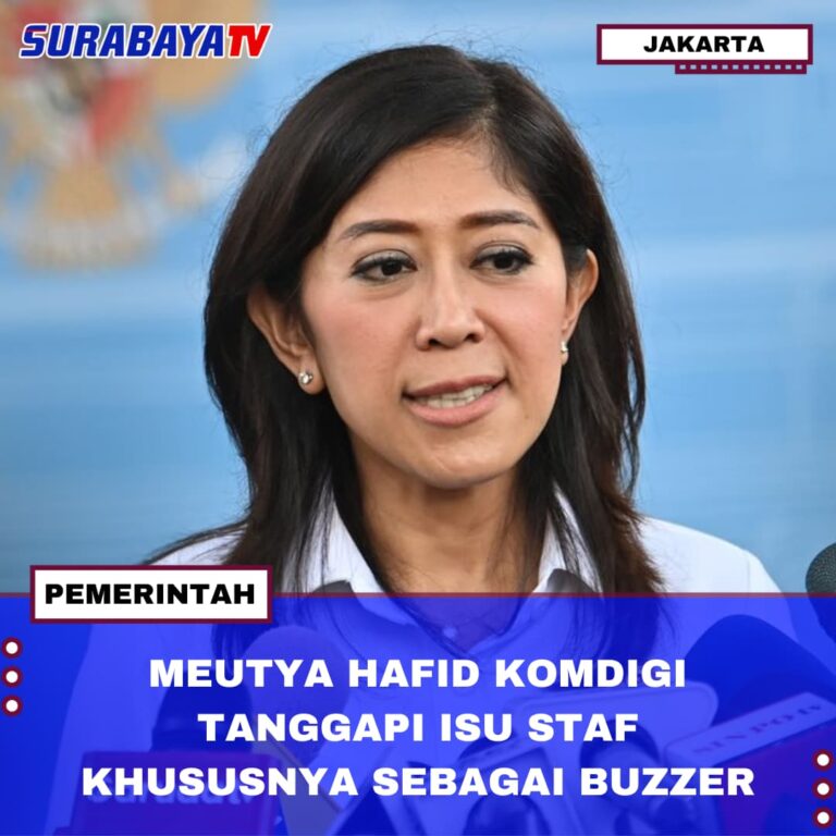 MEUTYA HAFID KOMDIGI TANGGAPI ISU STAF KHUSUSNYA SEBAGAI BUZZER