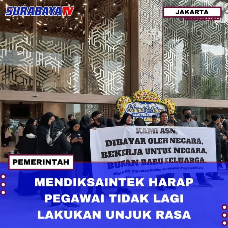 MENDIKSAINTEK HARAP PEGAWAI TIDAK LAGI LAKUKAN UNJUK RASA