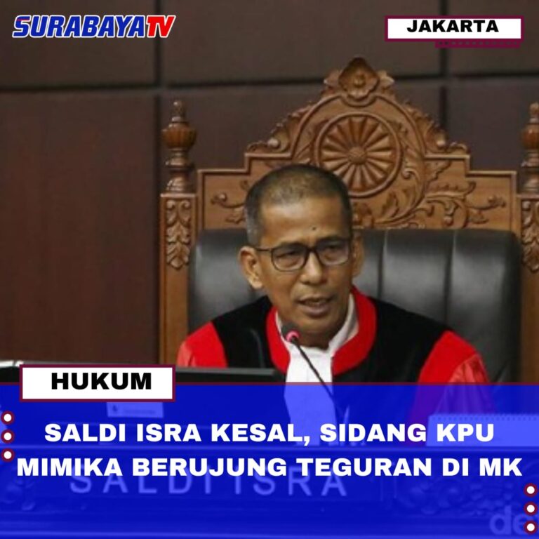 SALDI ISRA KESAL, SIDANG KPU MIMIKA BERUJUNG TEGURAN DI MK