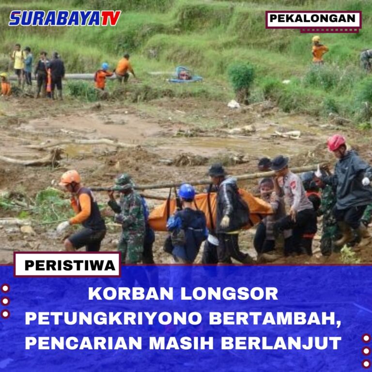 KORBAN LONGSOR PETUNGKRIYONO BERTAMBAH, PENCARIAN MASIH BERLANJUT